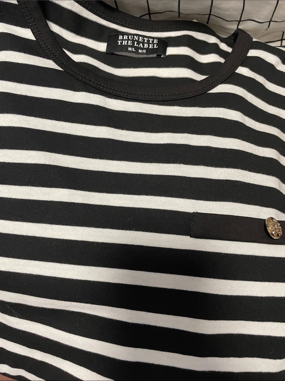 brunette the label NWT STRIPE